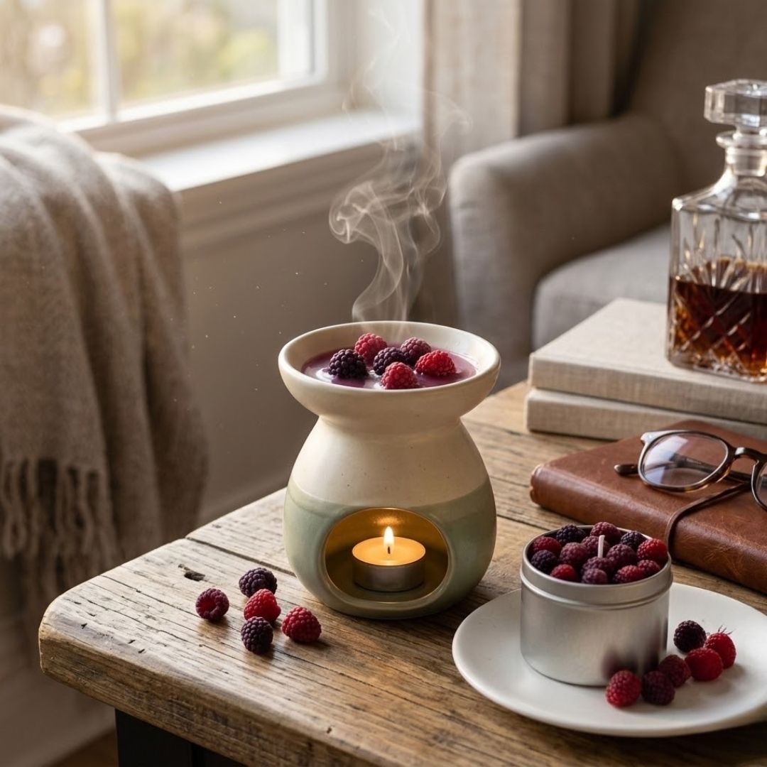 Raspberry Wax Melts (Complete Set -With Diffuser)